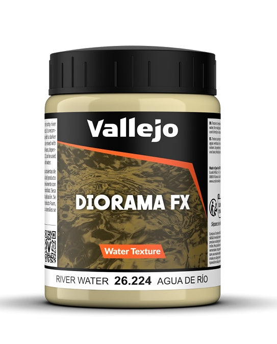 Vallejo Texture Acrylic Agua De Río 200ml 26.224