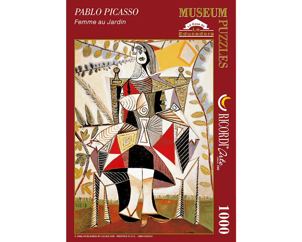 Ricordi Rompecabezas Pablo Picasso Dama En El Jardín 1000 Pz
