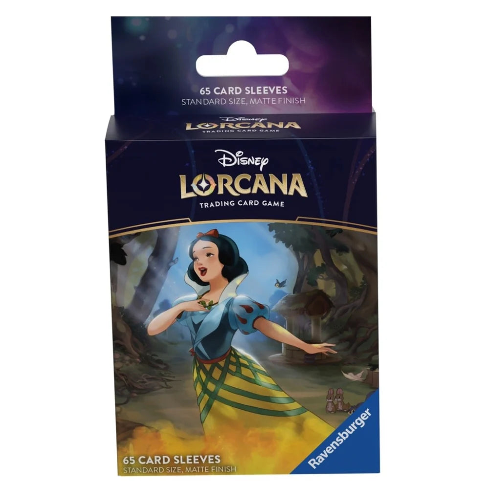 Disney Lorcana 65 Card Sleeves Standar Matte Micas Snow White