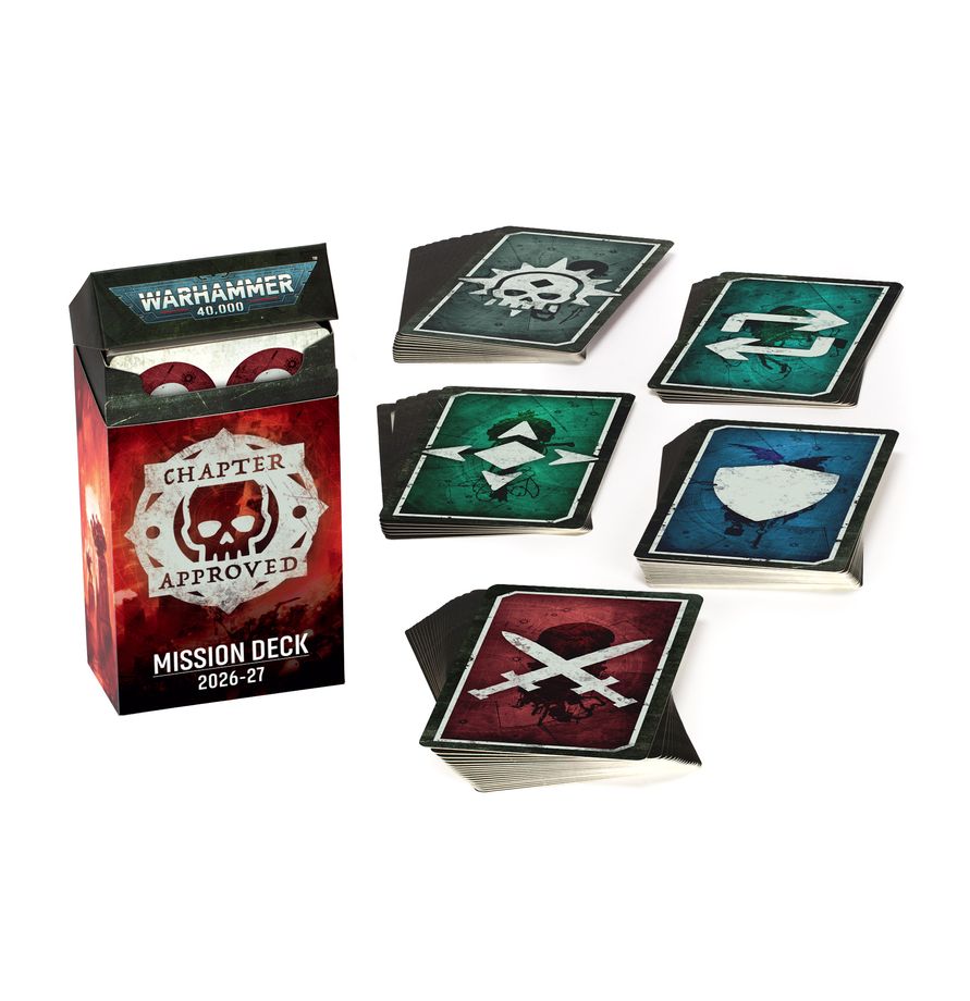 GW Warhammer 40K Chapter Approved 2026-27 Mission Deck Inglés