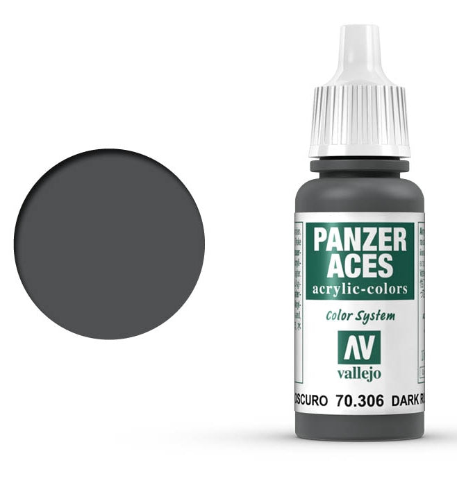 Vallejo Panzer Aces 17ml Caucho Oscuro 70.306 Pintura Acrilica