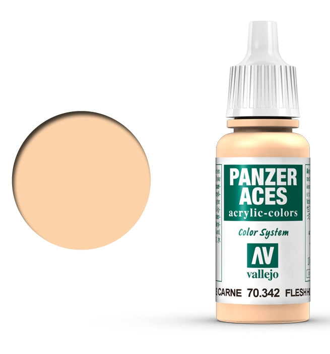 Vallejo Panzer Aces 17ml Luces Carne 70.342 Pintura Acrilica
