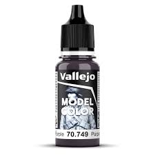Vallejo Model Color 2024 18ml Pintura Acrílica 49 Púrpura Oscuro 70.749
