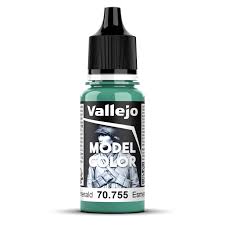 Vallejo Model Color 2024 18ml Pintura Acrílica 74 Esmeralda Claro 70.755