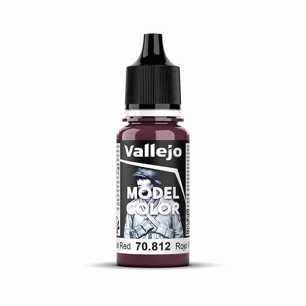 Vallejo Model Color 2024 18ml Pintura Acrílica 46 Rojo Violeta 70.812