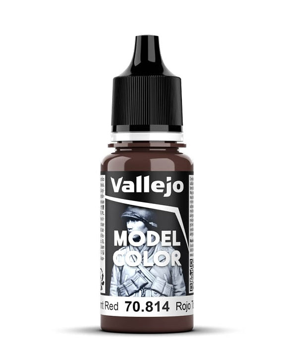 Vallejo Model Color 2024 18ml Pintura Acrílica 163 Rojo Tostado 70.814