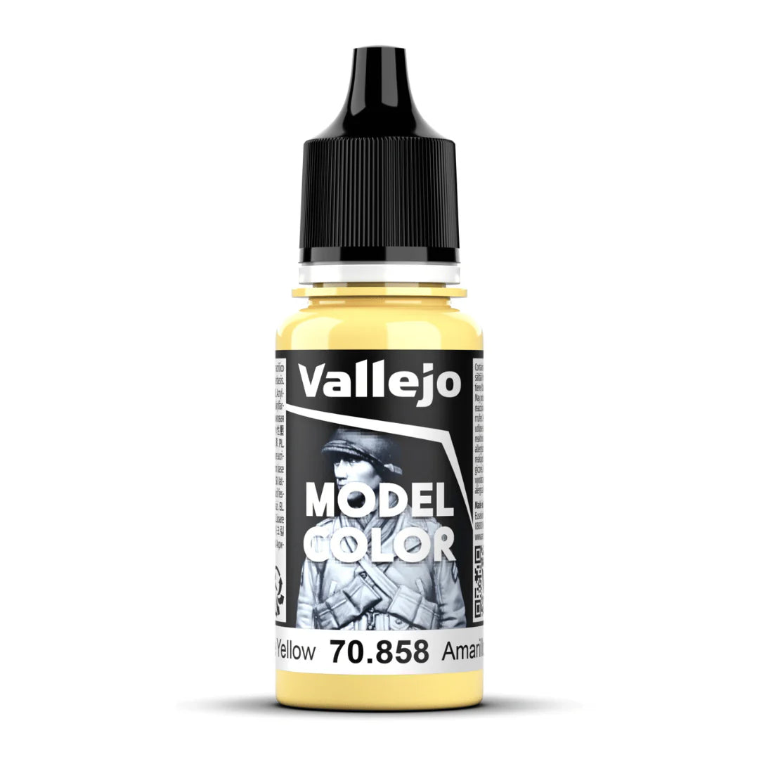 Vallejo Model Color 2024 18ml Pintura Acrílica 23 Amarillo Hielo 70.858