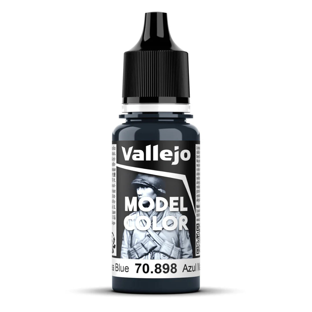 Vallejo Model Color 2024 18ml Pintura Acrílica 72 Azul Marina Oscuro 70.898