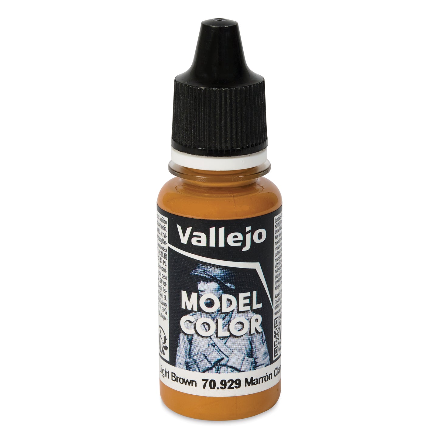 Vallejo Model Color 2024 18ml Pintura Acrílica 20 Marrón Claro 70.929