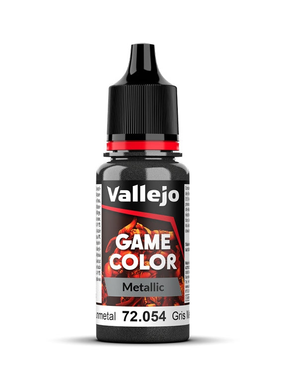 Vallejo Game Color 17ml Metallic Gris Metalizado Oscuro 72.054