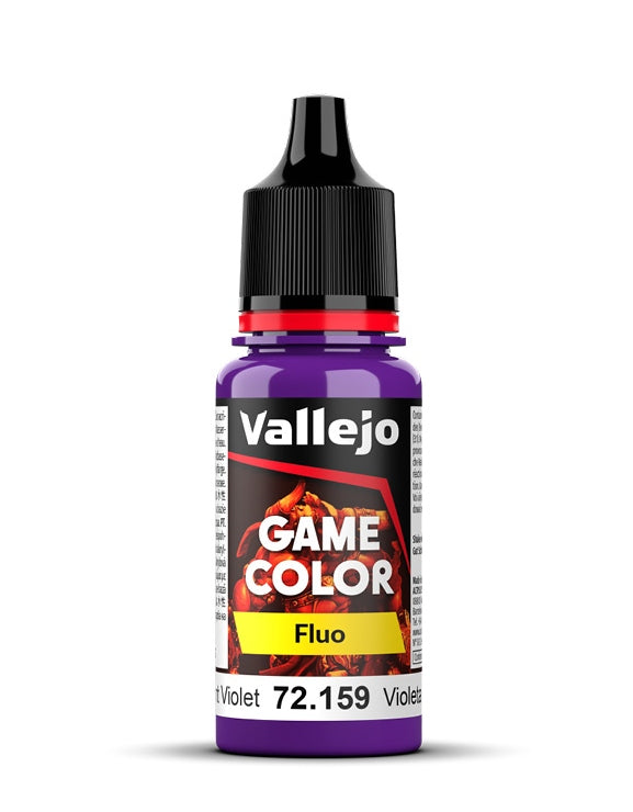 Vallejo Game Color 18ml Pintura Acrilica Fluorescente Violeta Fluorescente 72.159
