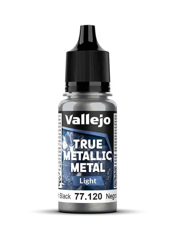 Vallejo True Metallic Metal 18ml Pintura Acrilica 77.120 Negro Obsidiana Light