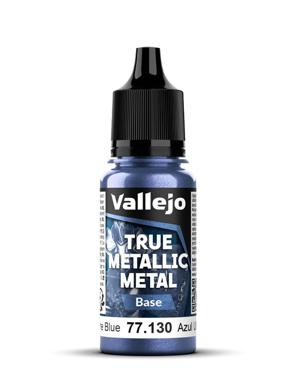 Vallejo True Metallic Metal 18ml Pintura Acrilica 77.130 Azul Ultramar Base