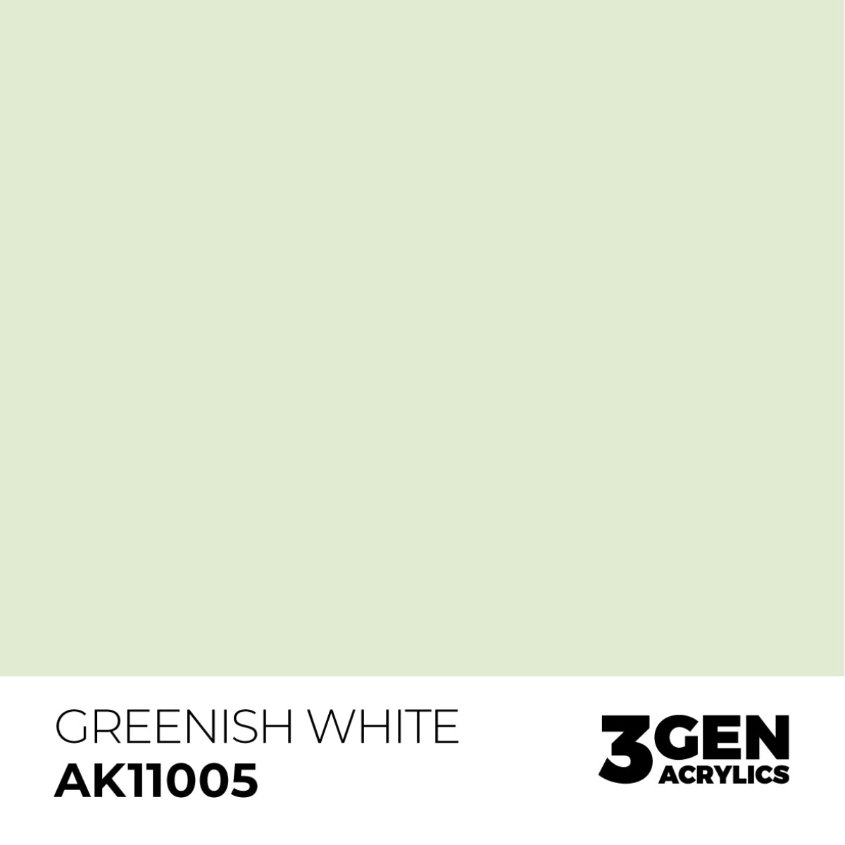 Ak Pintura Acrilica Gama Generica AK11005 Greenish White 18ml