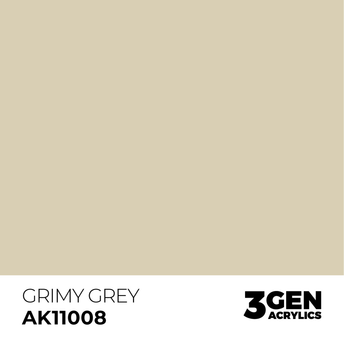 Ak Pintura Acrilica Gama Generica AK11008 Grimy Grey 18ml