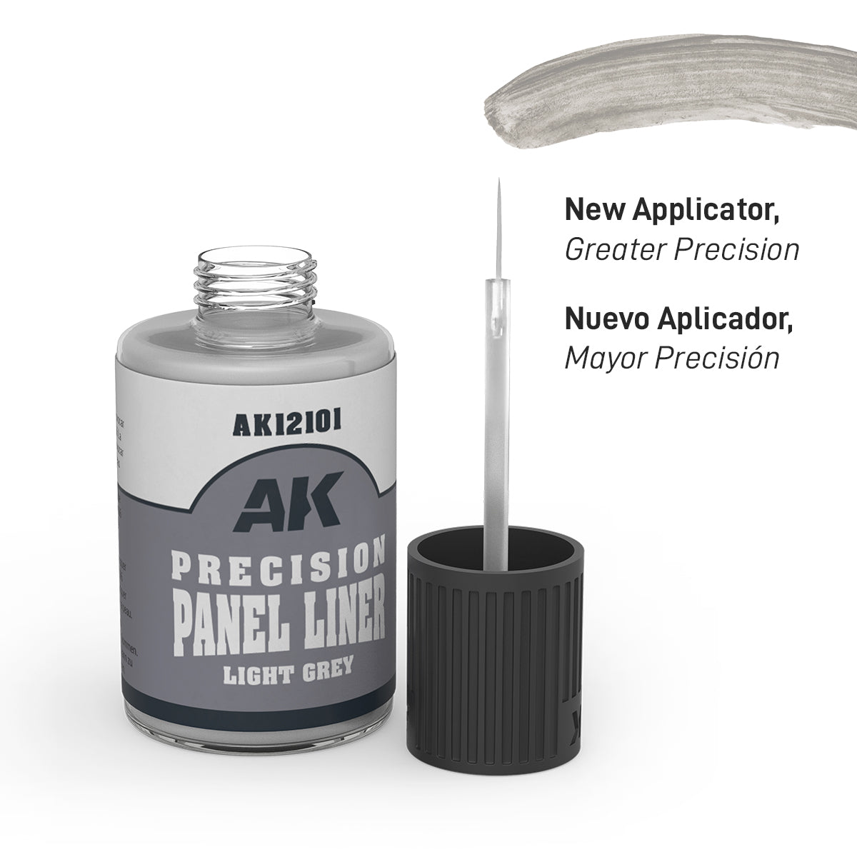 Ak Precision Panel Liner Panelador De Precisión 30ml AK12101 Light Grey