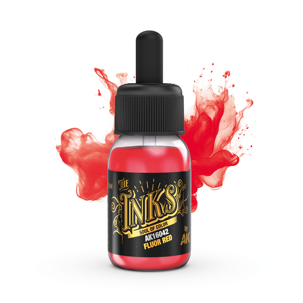 Ak Inks Tinta Acrilica 30ml AK16042 Ink Fluor Red