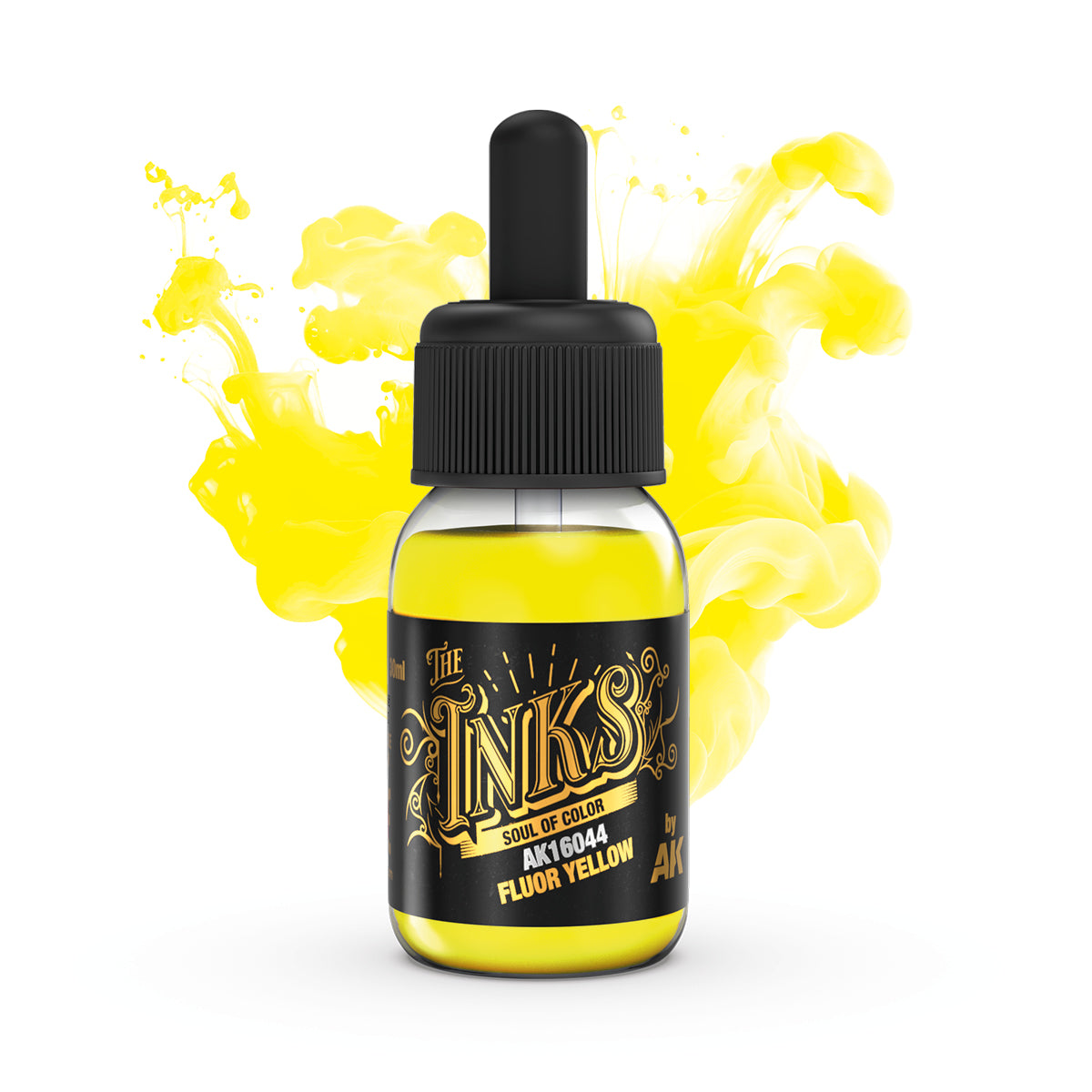 Ak Inks Tinta Acrilica 30ml AK16044 Ink Fluor Yellow