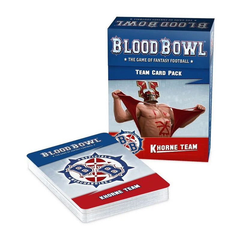 Games Workshop Blood Bowl Khorne Team Card Pack