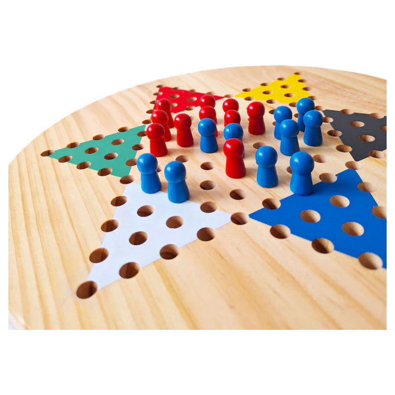 Damas Chinas De Madera Juego De Mesa - Español