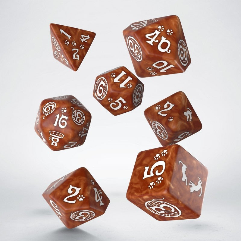 Q Workshop Cat Dice Set Muffin Set Dados