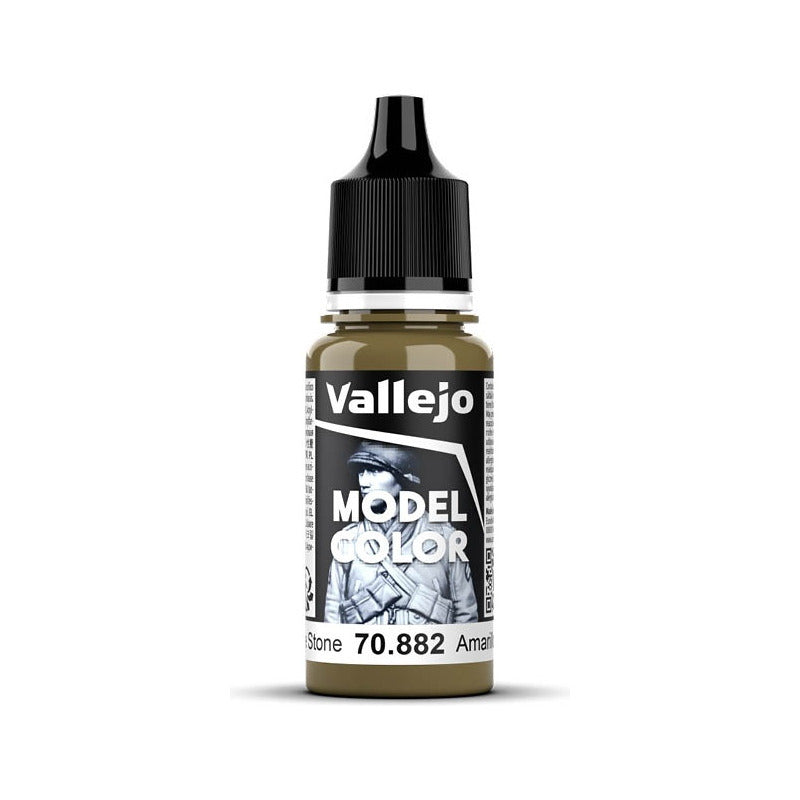 Vallejo Model Color 2024 18ml Pintura Acrílica 124 Amarillo Piedra 70.882