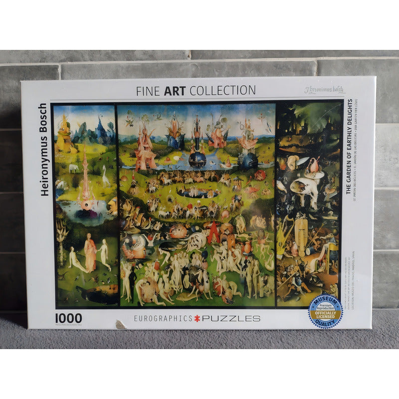 Eurographics Rompecabezas Jardín De Las Delicias 1000 Pza