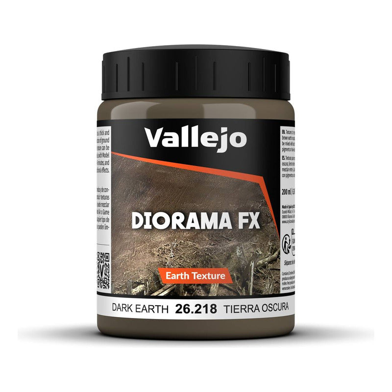 Vallejo Texture Acrylic Tierra Oscura 26.218 200ml