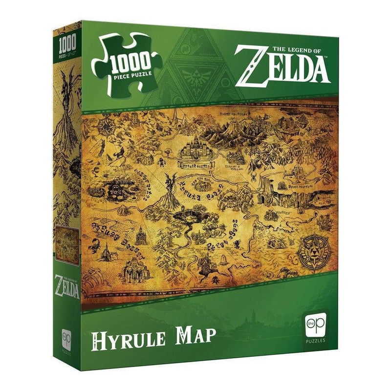Usapoly Rompecabezas Legend Of Zelda Mapa Hyrule 1000 Pza