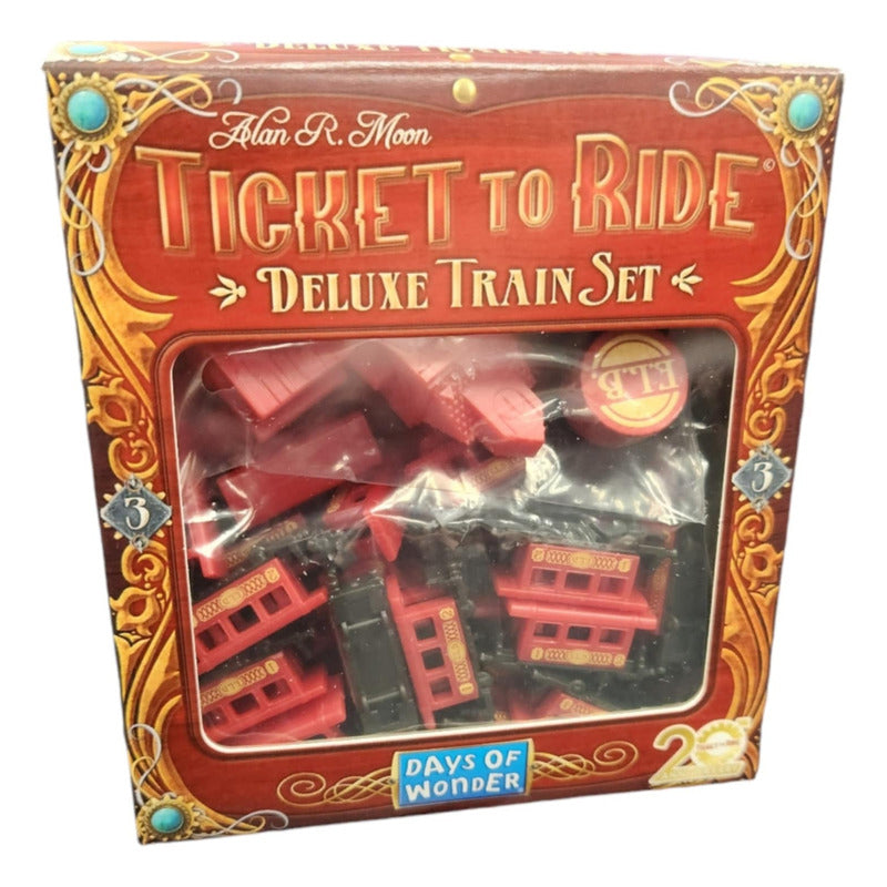 Days Of Wonder Ticket To Ride Deluxe Train Set Rojo Token