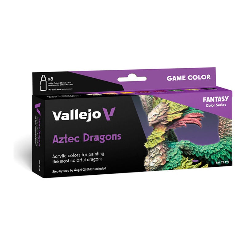 Vallejo Fantasy Color Series Aztec Dragons 72.195