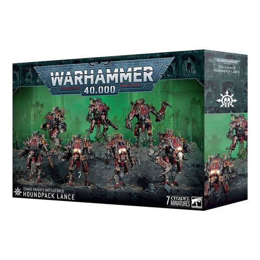 Gw Warhammer40k Chaos Knights Battleforce Houndpack Lance