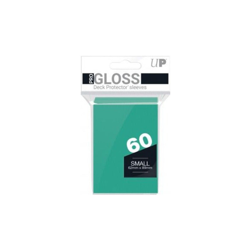 Ultra Pro Gloss Micas Small Aqua Pack 60 Para Yu-gi-oh 62x89