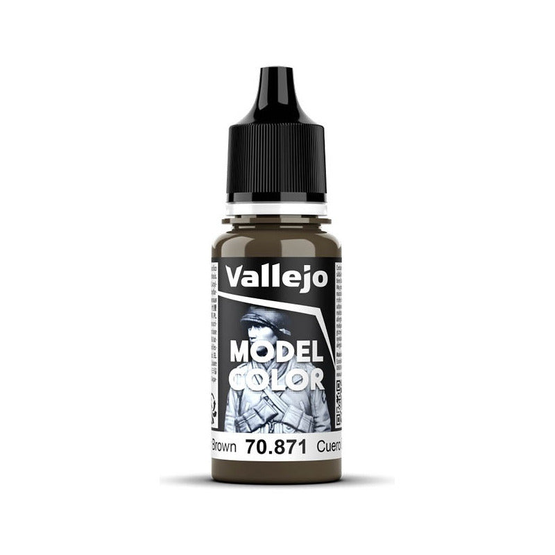 Vallejo Model Color 2024 18ml Pintura Acrílica 144 Cuero Oscuro 70.871