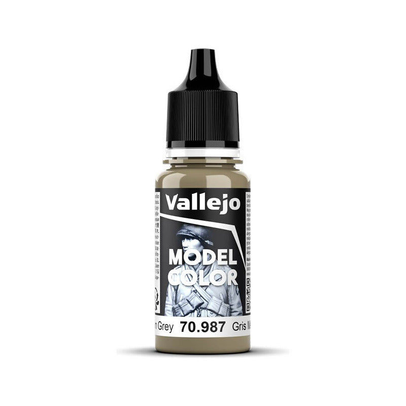 Vallejo Model Color 2024 18ml Pintura Acrílica 112 Gris Medio 70.987