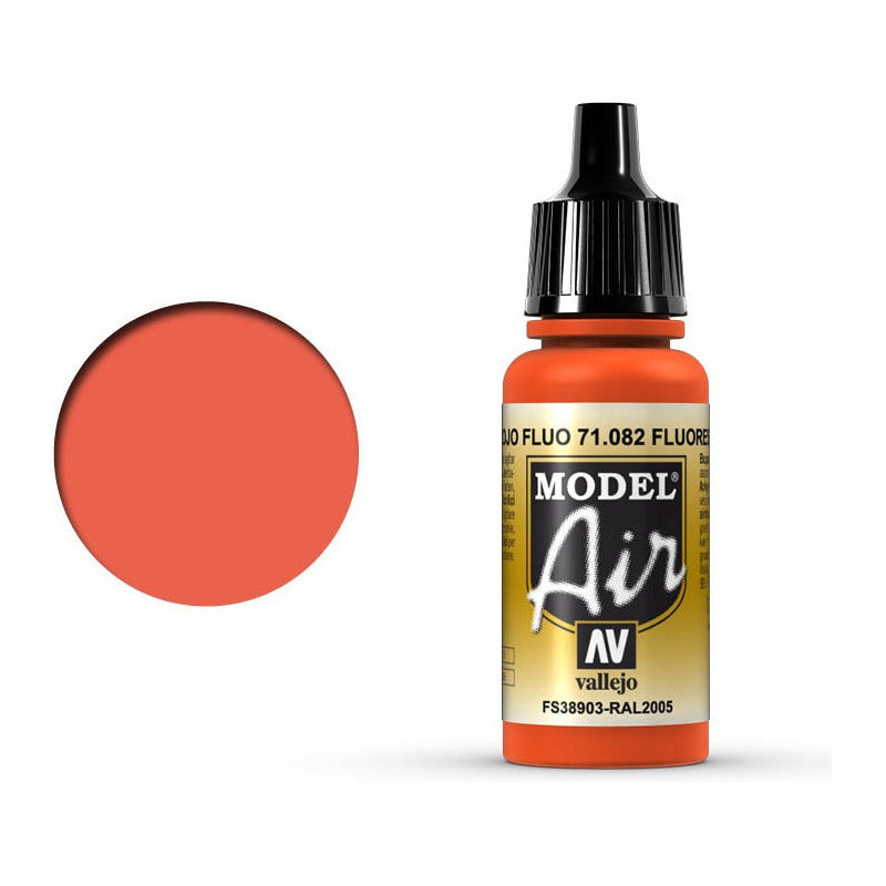 Vallejo Gamecolor 17ml Air Rojo Fluorescente 71.082