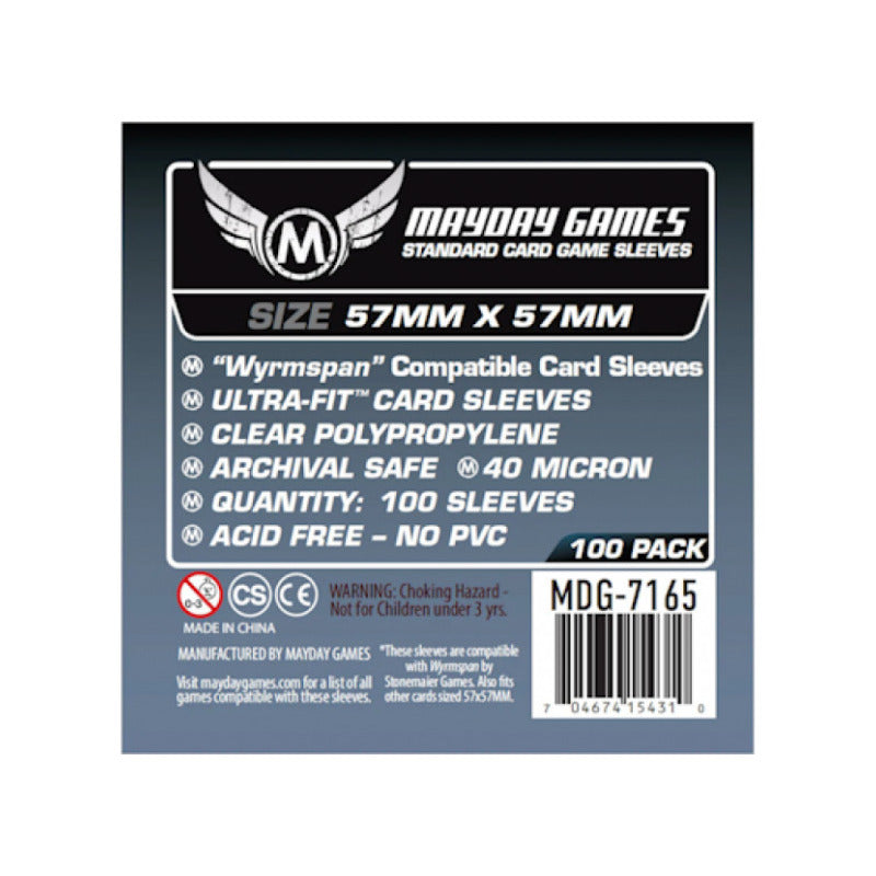 Mayday Micas Wyrmspan 57x57mm Pack 100