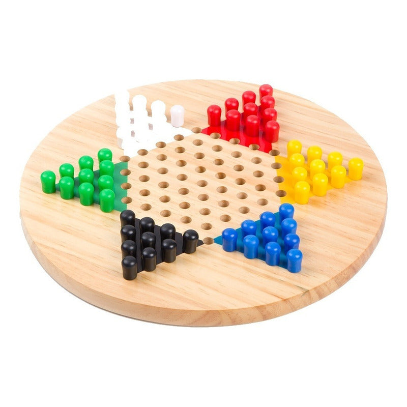 Damas Chinas De Madera Juego De Mesa - Español