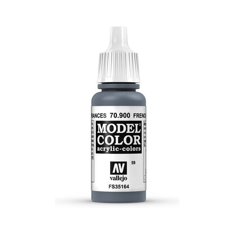Vallejo Model Color 17ml Pintura Acrílica 59 Azul Francés 70.900