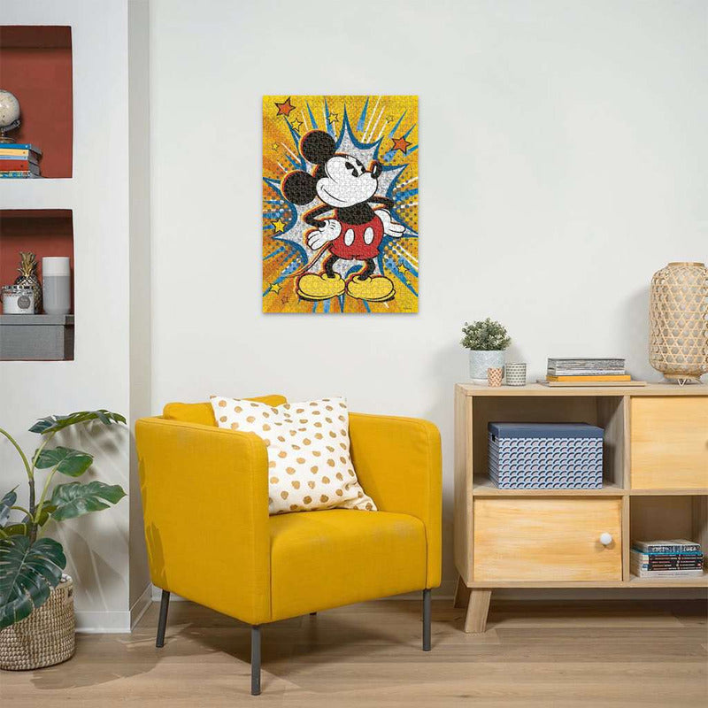 Ravensburger Rompecabezas Retro De Mickey Aniversario 1000pz