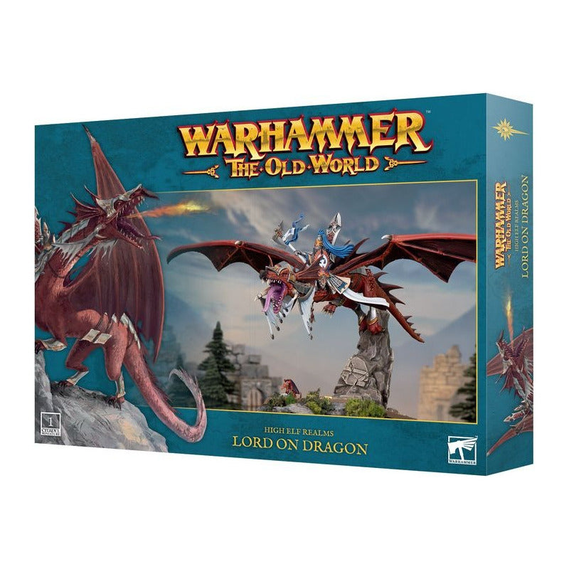 Gw Warhammer The Old World High Elf Realms Lord On Dragon