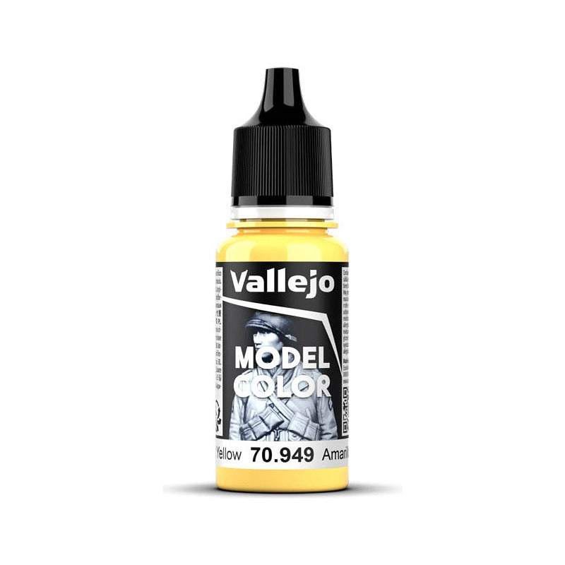 Vallejo Model Color 2024 18ml Pintura Acrílica 24 Amarillo Claro 70.949