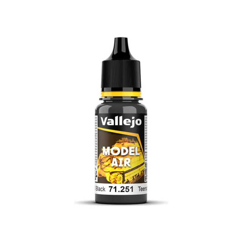 Vallejo Model Air 2024 17ml Pintura Para Aerógrafo Teerschwarz 71.251