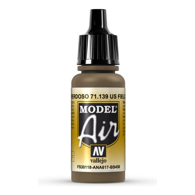 Vallejo Model Air 17ml US Marron Verdoso 71.139