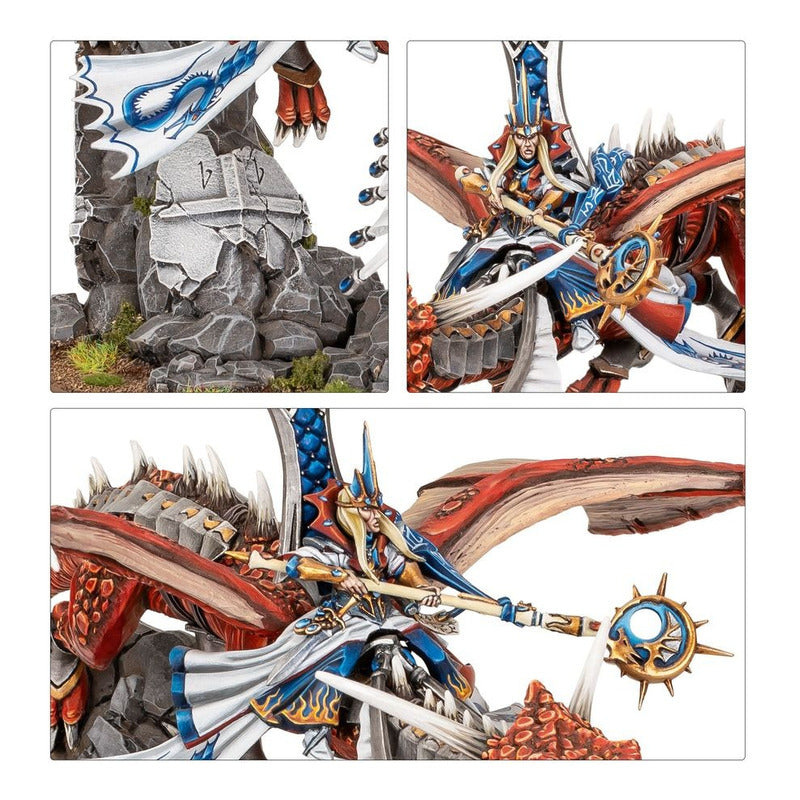 Gw Warhammer The Old World High Elf Realms Lord On Dragon