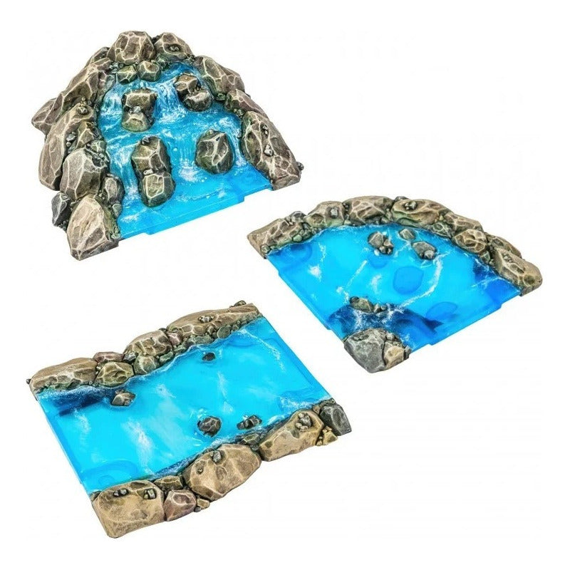 Dungeons & Lasers Modular River Terrain Set