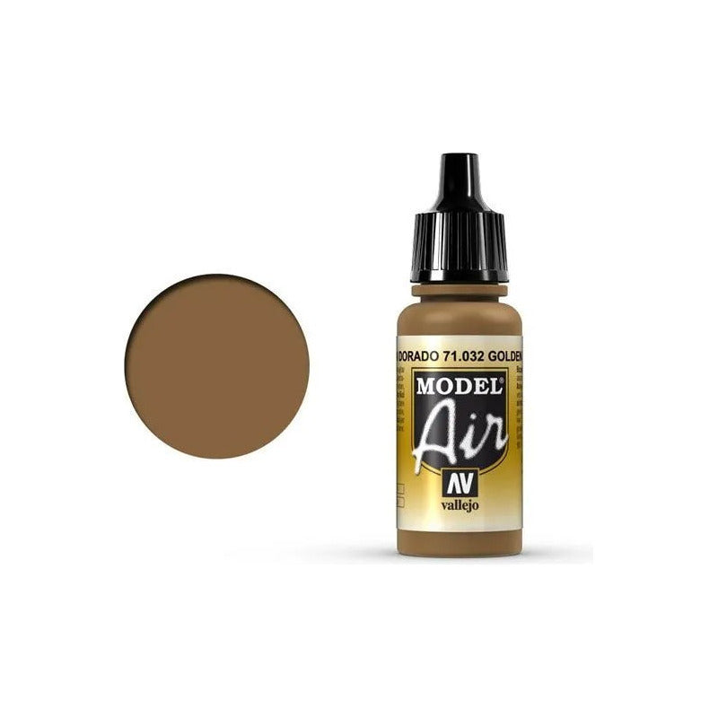 Vallejo Model Air 17ml Marron Dorado 71.032