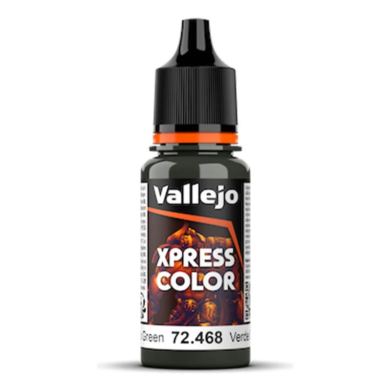 Vallejo Xpress Color 17ml Pintura Verde Comando 72.468