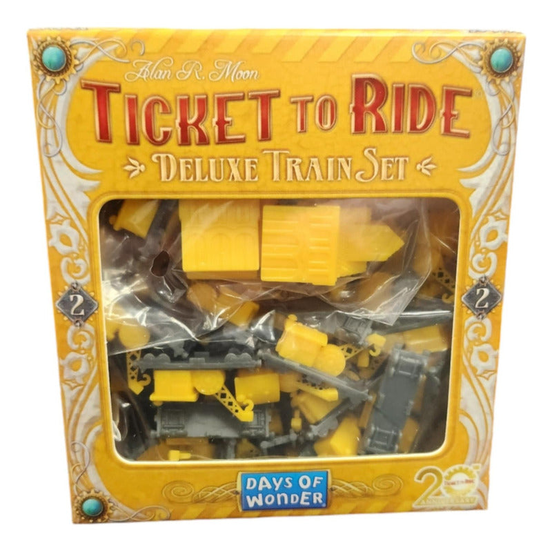 Days Of Wonder Ticket To Ride Deluxetrain Set Amarillo Token