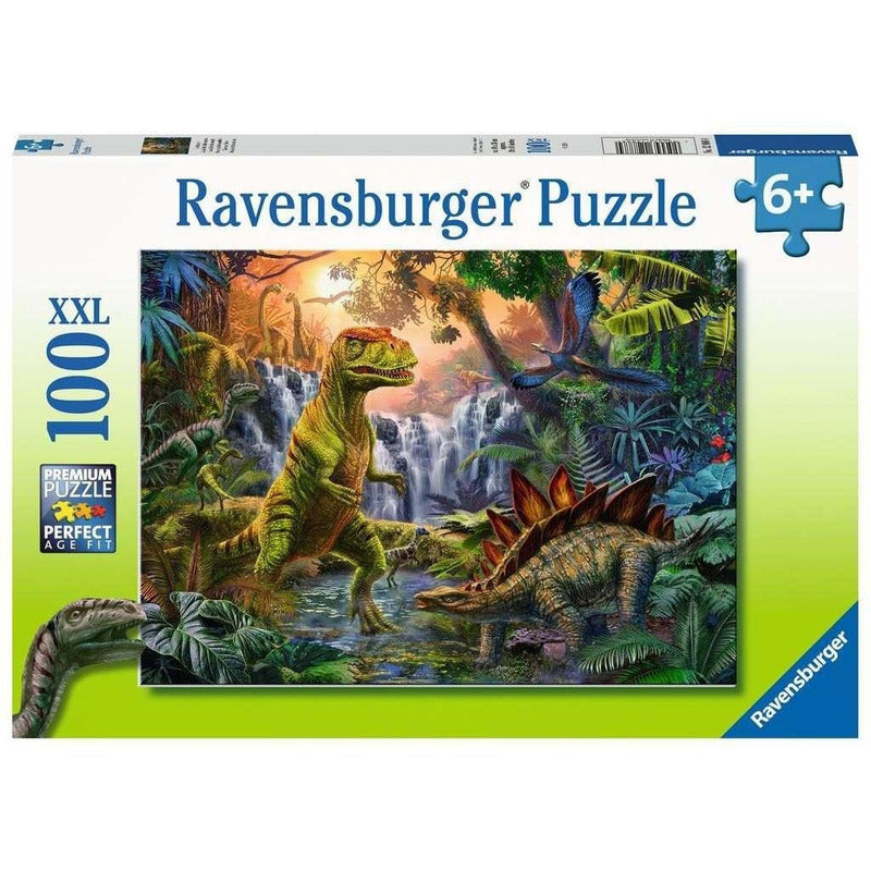 Ravensburger Rompecabezas Oasis De Dinosaurios 100 Piezas